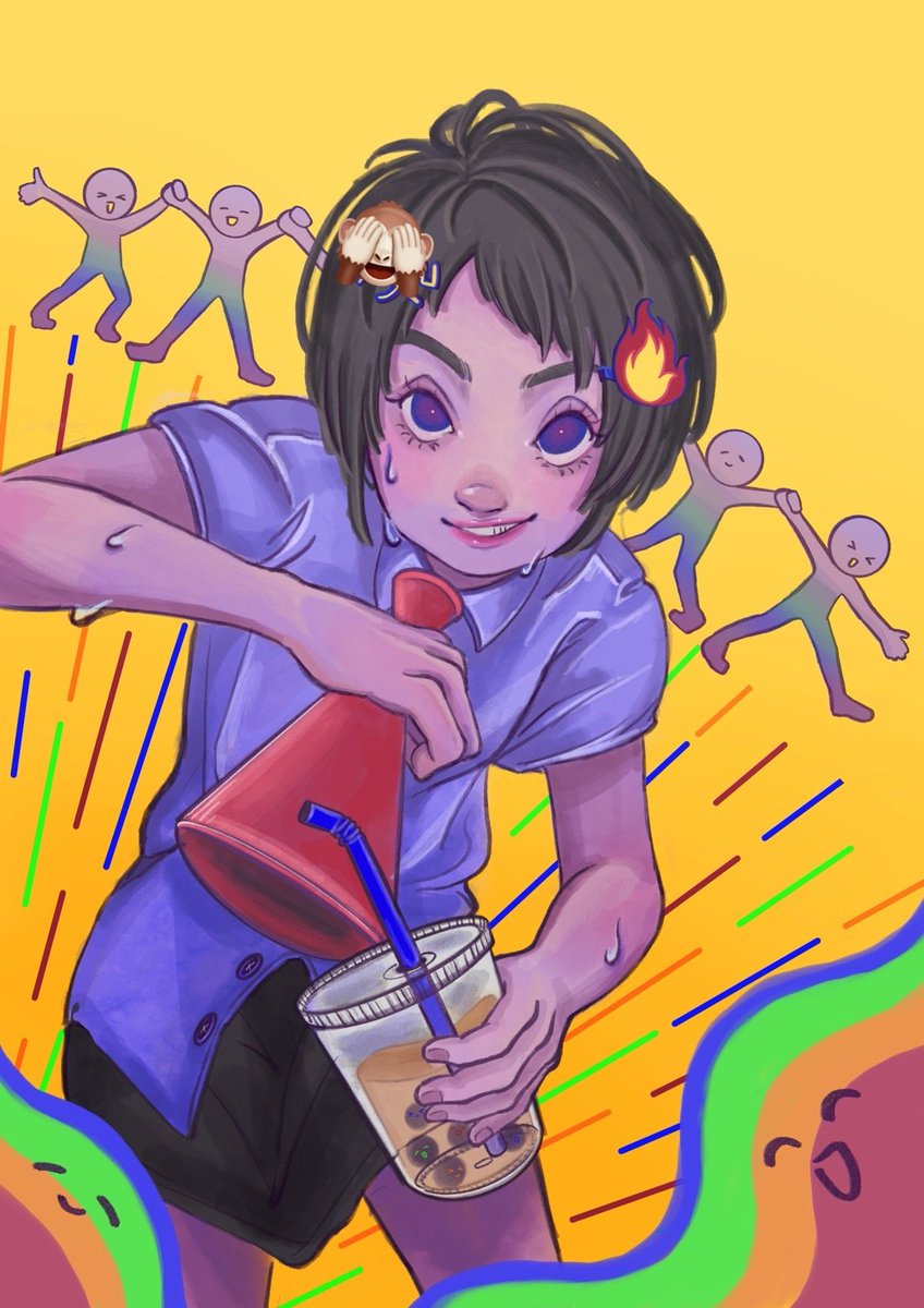 Lp2T7's tweet photo. 学園祭ポスターに応募したやつ
供養？しとく #イラスト #絵描きさんフォロバ１００ https://t.co/Iht3daoVM7