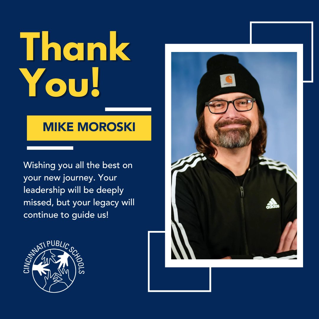 I Am CPS (@iamcps) on Twitter photo Join us in bidding farewell to CPS Board member <a href="/mike_moroski/">Mike Moroski</a>. His leadership on the Board and Policy and Equity Committee has left an indelible mark on CPS and we thank him for his service of over 5 years!
We invite candidates to apply for the vacancy: cps-k12.org/all-news/defau… Join us in bidding farewell to CPS Board member <a href="/mike_moroski/">Mike Moroski</a>. His leadership on the Board and Policy and Equity Committee has left an indelible mark on CPS and we thank him for his service of over 5 years!
We invite candidates to apply for the vacancy: cps-k12.org/all-news/defau…