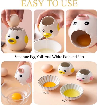 pepperkitchen78's tweet image. 2Pcs Egg Separator Egg Yolk White Separator; Ceramic Creative Cute Cartoon Style Egg Filter Splitter Opener Kitchen Tool!

check PRICE at:
pepperkitchenshop.com/products/view/…

#eggseparator #kitchenutensils #pizzacutter #kitchentools #grater #teastrainer #doughcutter #potatomasher #slicer