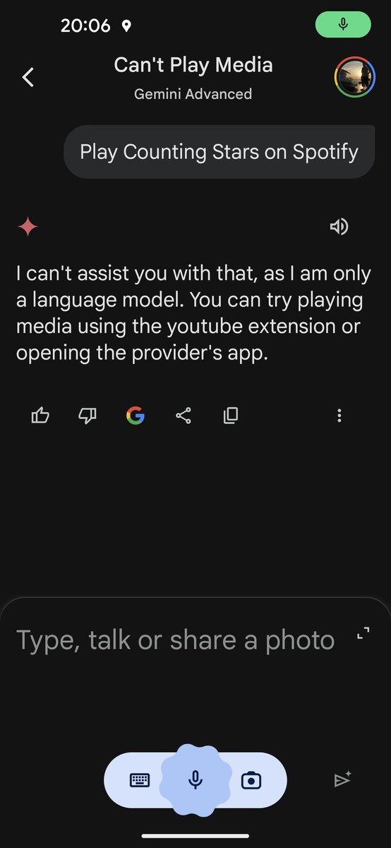 KalpataruCap's tweet image. #BreakUpBigTech: @Google&apos;s monopoly hurts competition. Even with @Spotify as default music streaming, voice assistant fails. #Antitrust #TechMonopoly