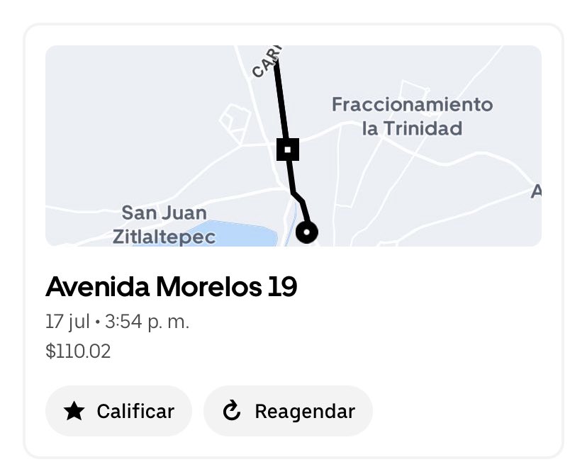 NOUSE_AFRX's tweet photo. @Uber_MEX quiero una aclaración porque mi chofer finalizó el viaje en otro destino me acaba de llegar un doble cargo según el costo de viaje sería en 65.83 y resulta que me llega otro cargo de 110.02 y una notificación que mi viaje finalizó en otro punto @Uber_Support https://t.co/LUTCSEZmzL