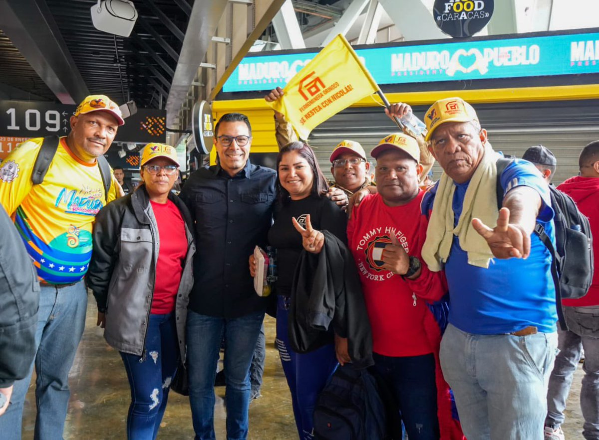 Presidente Maduro lideró el “Acto Central de la Clase Obrera” en el que los trabajadores ferromineros, con el impulso del presidente Aldo Cantafio y el respaldo de la Junta Interventora de la CVG, dijeron presente junto a la representación de los CPTT