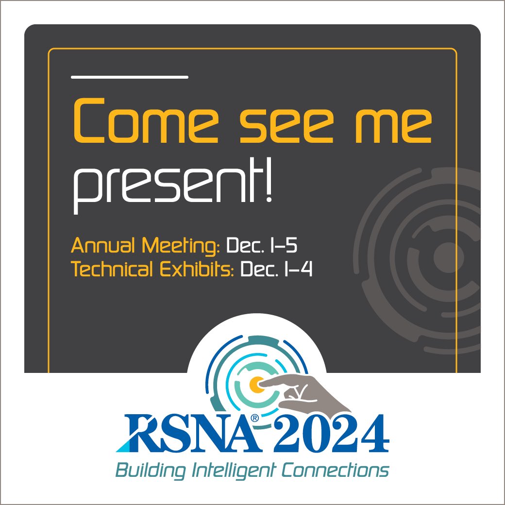 Mohammad Jalloul (@mohamadjalloul_) on Twitter photo Excited to share that three of our projects got accepted for presentation at #RSNA2024 in Chicago!
Huge thanks to my mentors at <a href="/CHOPRadiology/">CHOP Radiology</a> for making this opportunity a reality @slkaplanmd <a href="/oterocobo/">Hansel Otero</a> 💪 Excited to share that three of our projects got accepted for presentation at #RSNA2024 in Chicago!
Huge thanks to my mentors at <a href="/CHOPRadiology/">CHOP Radiology</a> for making this opportunity a reality @slkaplanmd <a href="/oterocobo/">Hansel Otero</a> 💪