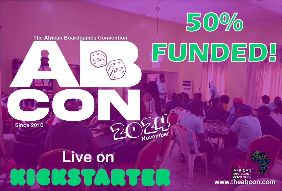 nibcardgames's tweet photo. We are half way to our goal. 

Please check it out and back us if you can or help us spread the word too🙏🏽

https://t.co/zmHRsGZMms

AB Con 2024 https://t.co/8QCmXuZyDg