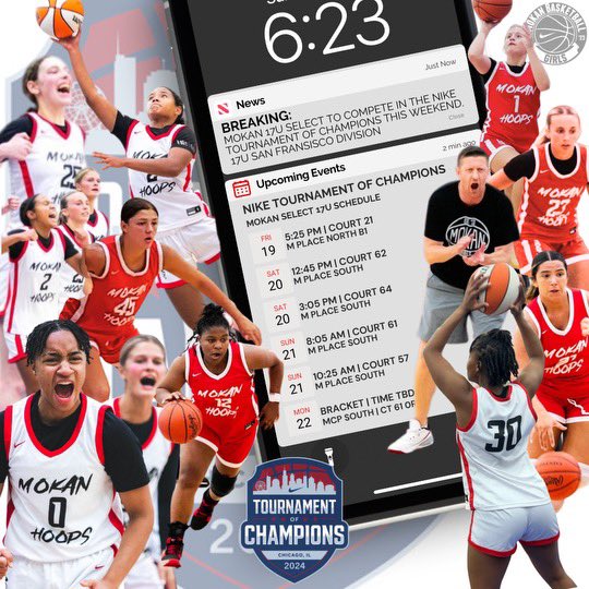 This is our last dance 🥲 but we’re ready, schedule for Chicago 👇
<a href="/MokanGirls/">Mokan Girls Basketball</a> <a href="/DruWheatcroft/">Dru Wheatcroft</a>