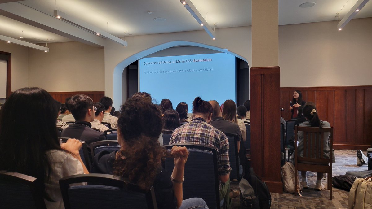 alhoori's tweet photo. Amazing tutorial on using LLMs for Computational Social Science @IC2S2 by @Diyi_Yang, @cjziems, and @niklas_stoehr! Code and slides are available online: https://t.co/jCl953Tpej

P.S. Could LLM help predict audience sizes for future conference sessions?😉

#IC2S2 #LLM https://t.co/iMzDdQQpSr