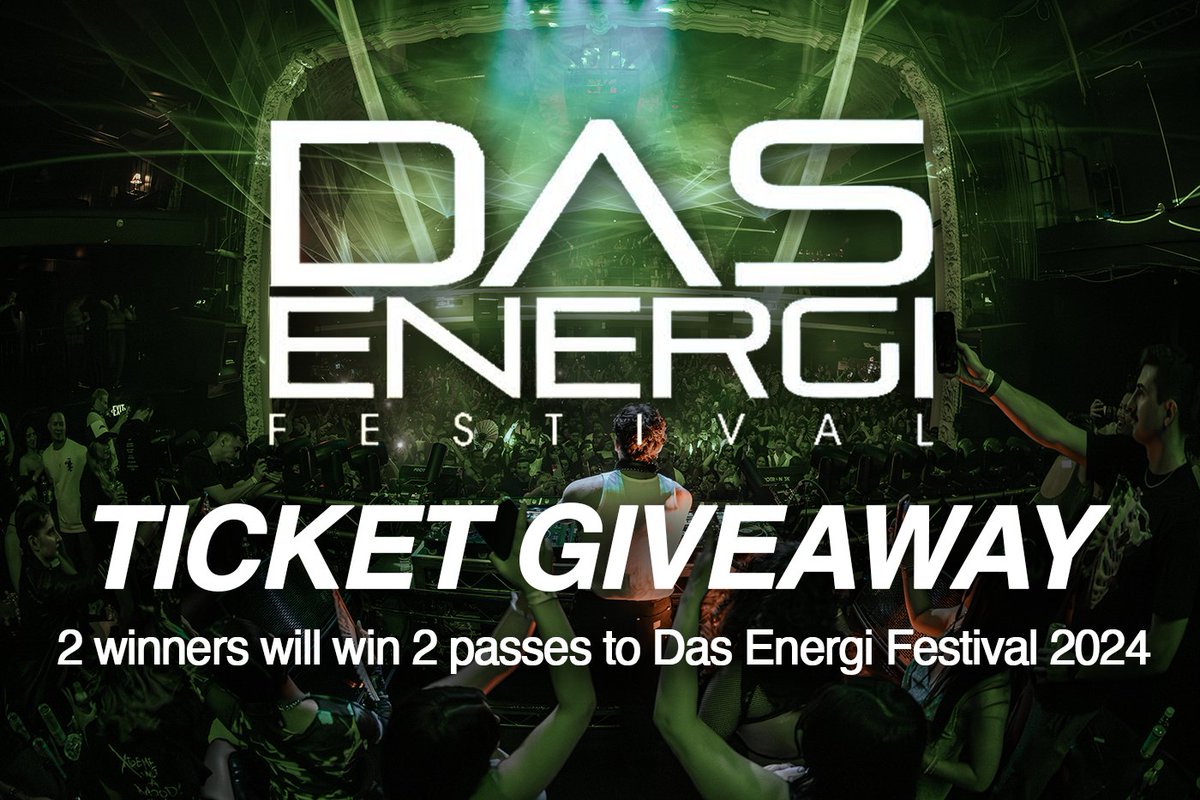 JSTJR's tweet image. I'm giving away 2 PAIRS of TICKETS to Das Energi Fest!

TO ENTER:
1) Like + RT 🔄
2) Follow @JSTJR + @GroupChatClub 
3) Text "das" to (718) 550-3228 📱

GOOD LUCK! Winners chosen 7/31 🫡