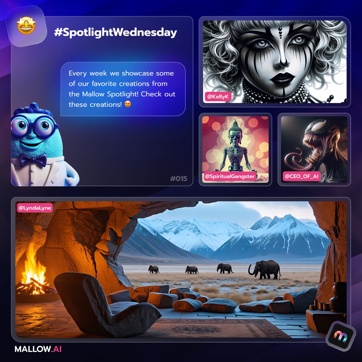 Happy #SpotlightWednesday! 🎨✨ Every week, we showcase our favorite creations from the Mallow Spotlight. Dive into these masterpieces and get inspired! 😍

💥 100 free credits at signup: mallow.ai
