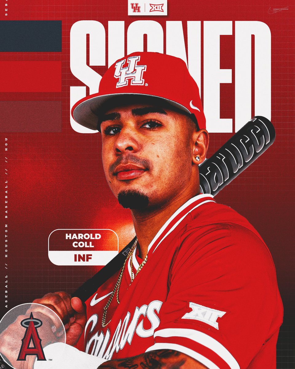 Signed the dotted line ✍🏾

Harold Coll is now a pro baseball player with the <a href="/Angels/">Los Angeles Angels</a>.

#ProCoogs x <a href="/harold_coll/">Harold Coll</a>