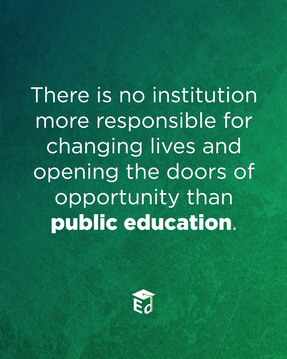 When we provide students with high-quality public education, we provide them with the power to follow and achieve their dreams. #WednesdayWisdom