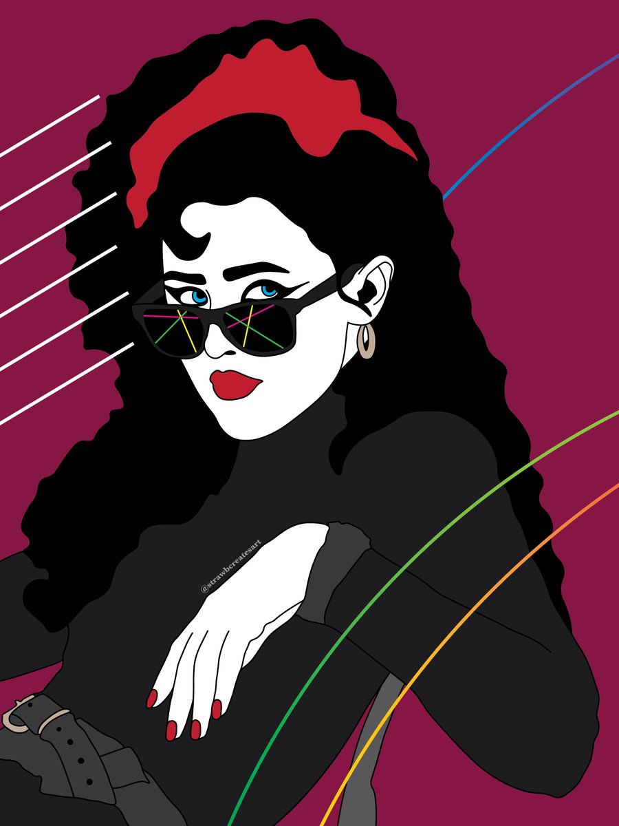 strawbcreates's tweet photo. Lisa Swallows in the style of Duran Duran’s Rio album!! #lisafrankenstein #lisaswallows #lisaswallowsfanart #lisafrankensteinfanart #lisafrankensteinmovie #duranduran #duranduranrio #80sart #adobeillustrator #adobeillustratorart #strawbcreates #strawbcreatesart #originalartwork https://t.co/TkREILjC2l