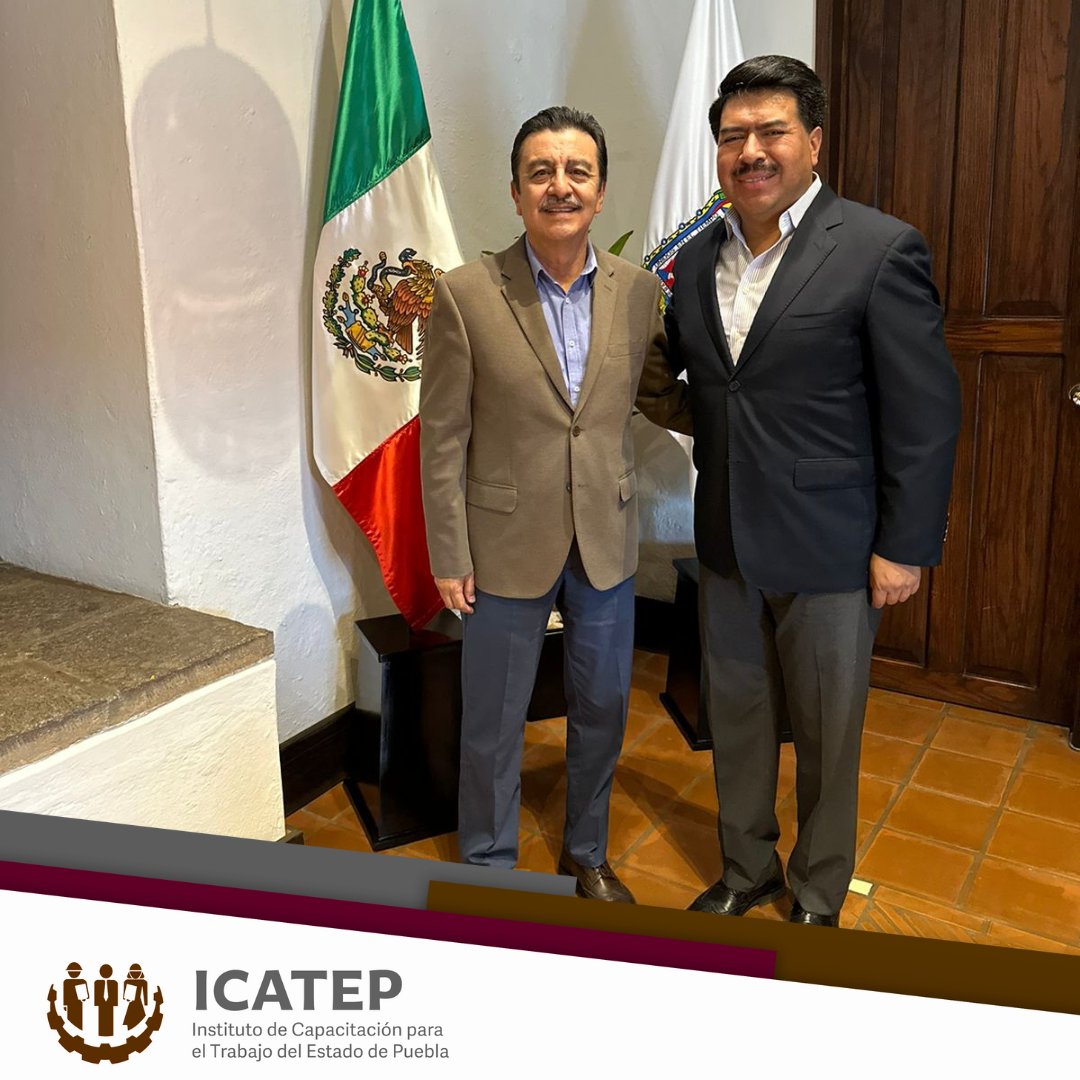 ICATEP_Oficial's tweet photo. Esta tarde, agradecemos el respaldo y la reunión sostenida entre Javier Aquino Limón @JavierAquinoPue,  Secretario de Gobernación del Estado de Puebla y nuestro Director General de ICATEP, Jonathan Salazar Mendiguchía @JONHYSALAZAR . Abordamos diversas iniciativas destinadas a potenciar el desarrollo personal y profesional de las y los poblanos.

Con estas acciones, buscamos incrementar la productividad y fomentar el progreso en nuestro estado. 🤝🏻🙌🏻