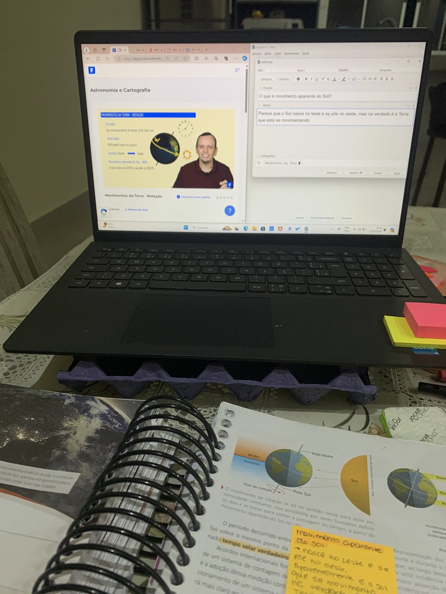 soobnotes's tweet image. — studylog  | 17.07.24 ༉✧

Faz um tempinho que não apareço por aqui pq não vejo muito os posts dos meus moots, mas tava com saudades
Estudei por bastante tempo, mas não consegui gerenciar bem ele então acabei vendo só três aulas com muitos exercícios, no geral foi um dia bom 😸