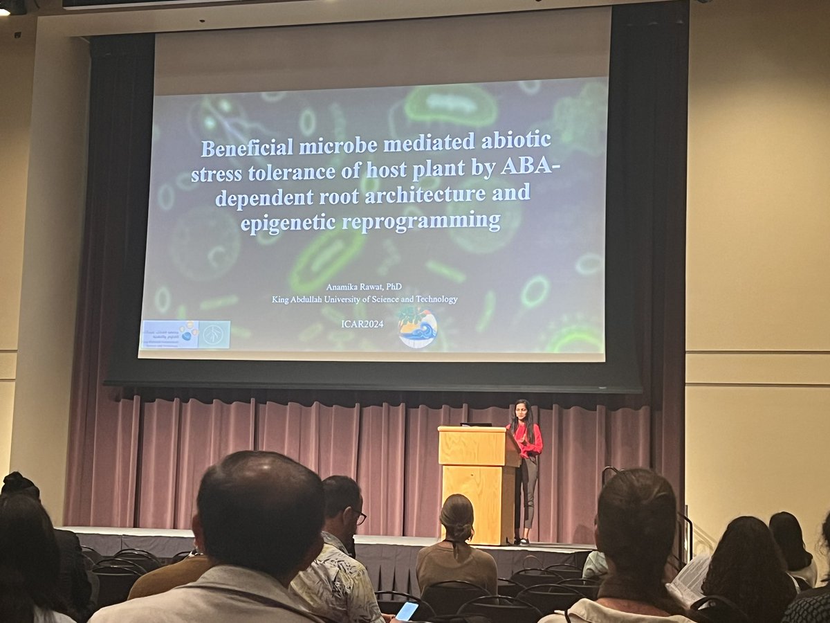 Arsheed Sheikh (@arsheedsheikh) on Twitter photo Anamika Rawat <a href="/Rawat_Anamika/">Anamika Rawat</a> presenting her work on Beneficial microbiome at #ICAR2024
<a href="/kaustcda/">KAUST Center for Desert Agriculture</a> Anamika Rawat <a href="/Rawat_Anamika/">Anamika Rawat</a> presenting her work on Beneficial microbiome at #ICAR2024
<a href="/kaustcda/">KAUST Center for Desert Agriculture</a>