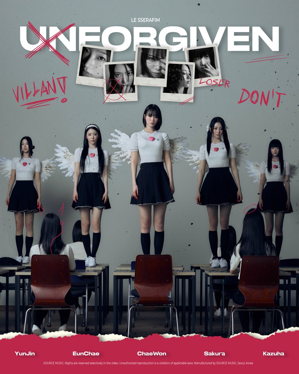 Tehyonse1's tweet photo. Unforgiven #LESSERAFIM #LESSERAFIM好きな人と繋がりたい https://t.co/KxE04w9KcJ