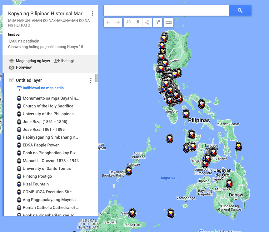 TheKejOfGlory's tweet photo. "nangongolekta" ako ng historical markers sa Pilipinas: kinukuhanan ng retrato, ginawa at regularly ina-update iyong Wikipedia articles

halos kabesado ko kung saan mayroong mga ganito sa bansa

nakaka-700/1300+ na ako

mapa ng mga napuntahan ko na:
https://t.co/MS79EdGUjn https://t.co/RhURRPynOG