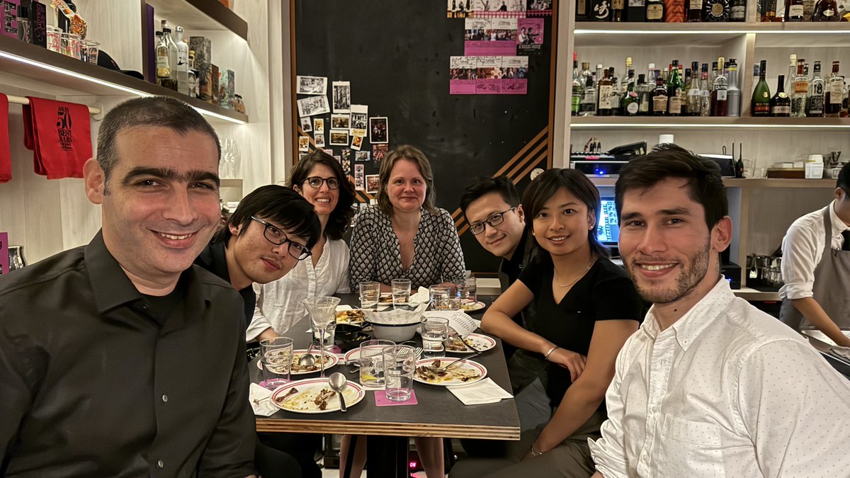 CW_Kung's tweet photo. Dinner at a great cocktail bar Nutmeg &amp; Clove after the poster party on Wednesday at #MOF2024 with friends!
@Hod_Lab @hyunhonoh_chem @MAvanderVeen @iacomip https://t.co/VhbC5OLGlS