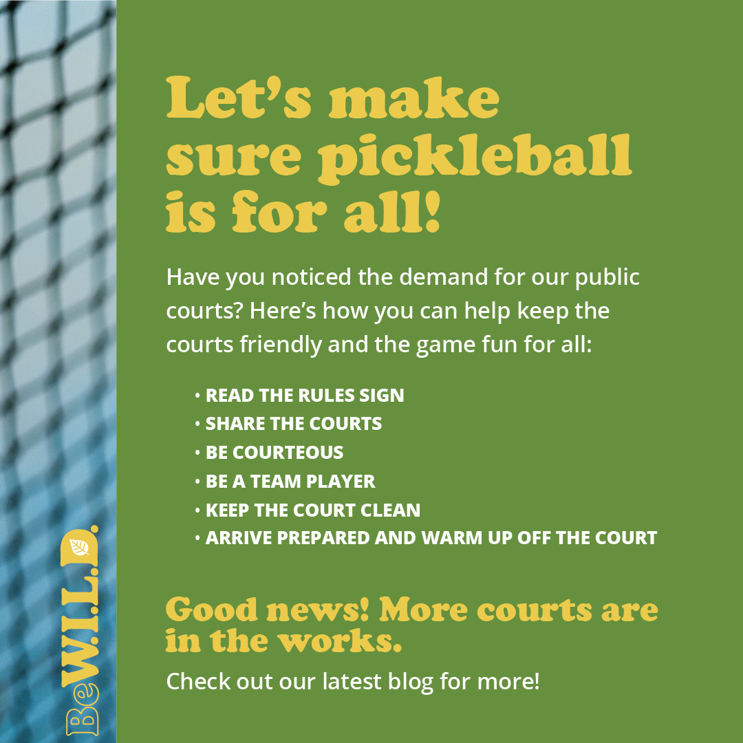 SLCPublicLands's tweet photo. Pickleball for all! ๐พ With the growing popularity of pickleball, letโs explore how we can all be #inclusive as we share these public spaces. Check out our blog for etiquette and updates on new courts at https://t.co/OGW8w22rJm #Pickleball #SLCParks #beW.I.L.D. #Inclusive https://t.co/qWPBre10eZ
