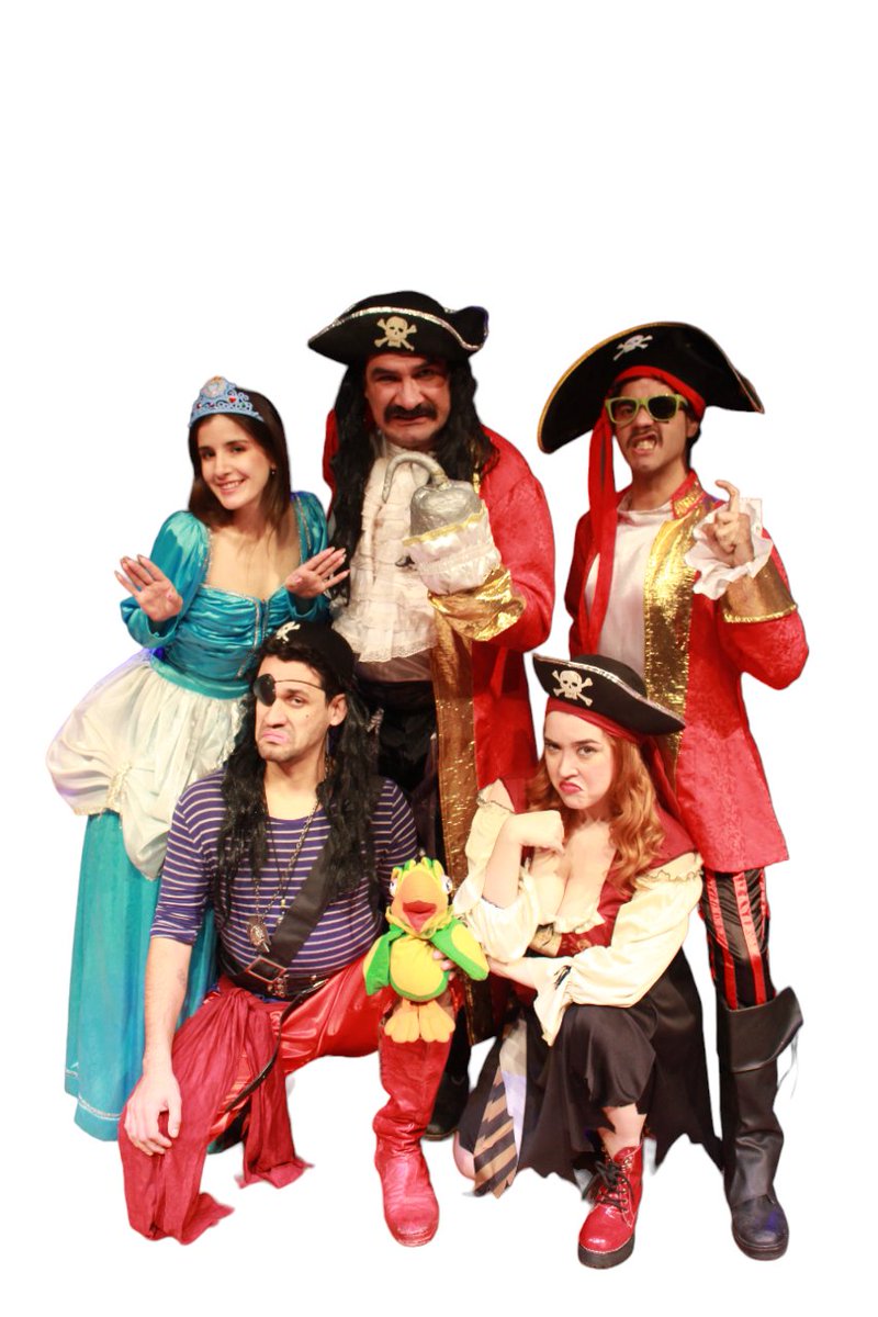 GARFIO ⛵⚓
Una de princesas y piratas
Sol Bordón, Lou Mei Vysokolan, Ale Cacavelos, Koki Delvalle y Alan Jara
✨ FUNCIONES
- Sábado 13 - 17:30 hs
- domingo 20  a las 16:30 hs 
- Teatro Latino (Tte  Fariña esq. Iturbe)
 📲 Info y reservas: 0991 322213
wa.link/vs1yn5