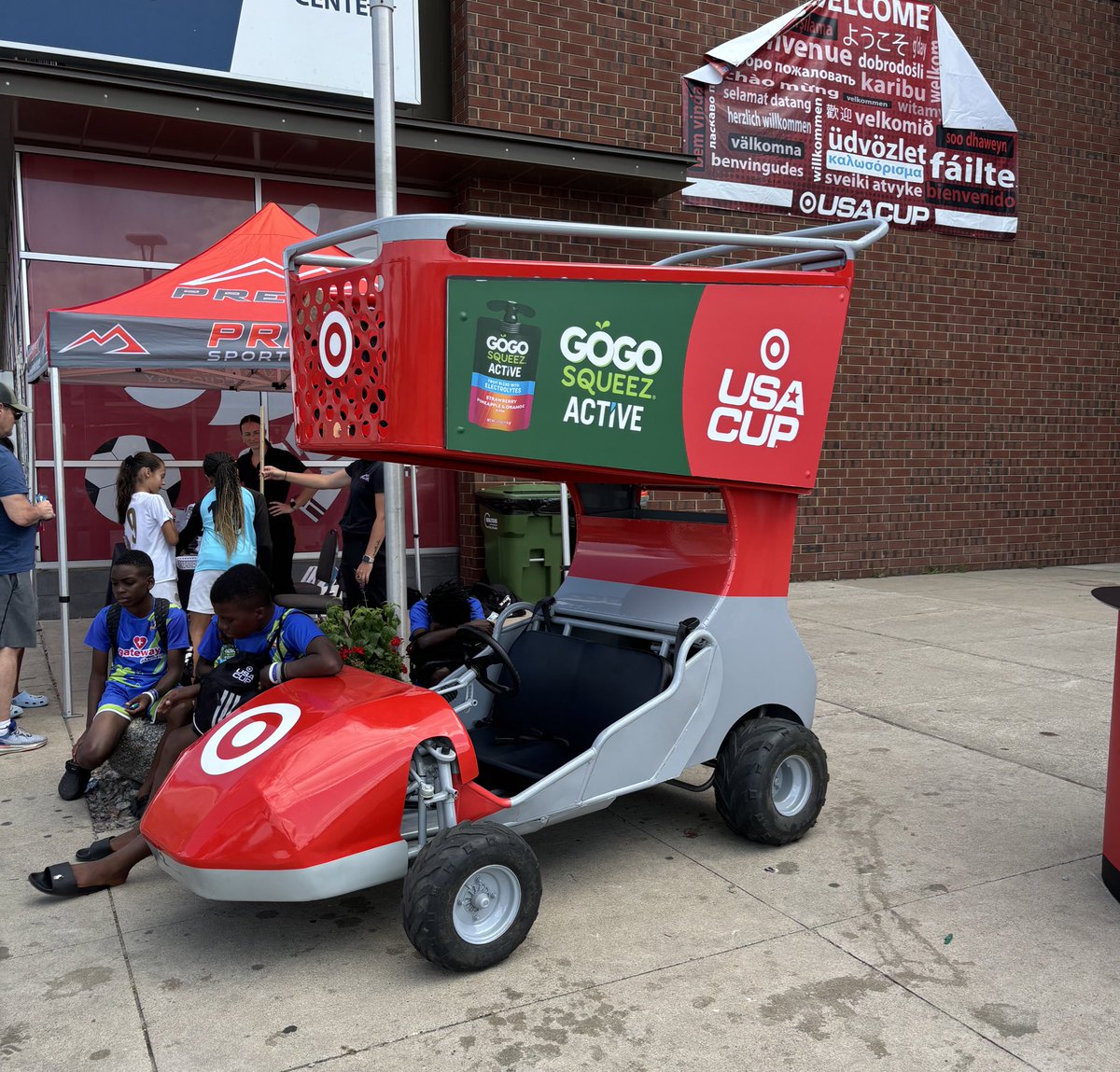 TurnBomb15's tweet photo. You get injured and I pull up to the field with this, WYD? (Working the largest youth soccer tourney in the western hemisphere this weekend) #USACUP https://t.co/U496YCrnG7