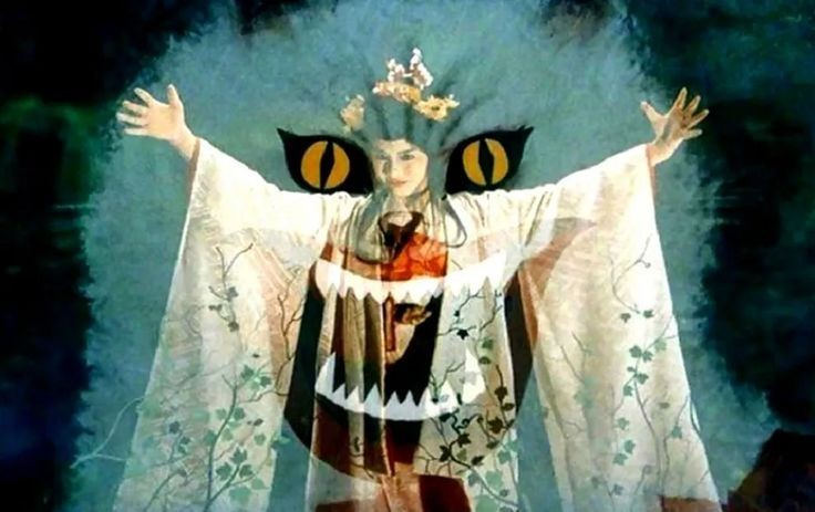 3CC0__'s tweet photo. Hausu directed by Nobuhiko Obayashi (1977) https://t.co/J2BHqMN28d