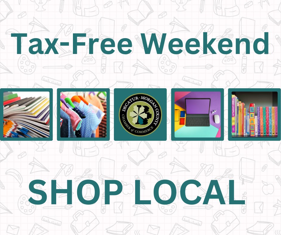 The Back-to-School Sales Tax Holiday kicks off this Friday through Sunday. Shop for school supplies, computers, computer equipment, books and clothing without paying state or local sales taxes. Enjoy the extra savings while shopping locally. #salestaxholiday #shoplocal