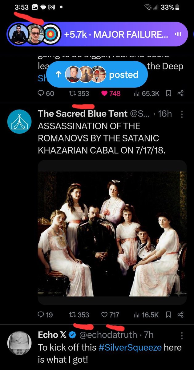 DeanDavis33's tweet photo. @SabrinaGal182 #Boom
#Gematria
#SynChronicly 😁
7️⃣1️⃣7️⃣💥6️⃣ 6️⃣⁰➰️3️⃣💠
3️⃣:5️⃣3️⃣💥3️⃣5️⃣3️⃣💥3️⃣5️⃣3️⃣
3️⃣5️⃣3️⃣➰️1️⃣1️⃣💠1️⃣1️⃣💥😎
5️⃣3️⃣➰️8️⃣⚡️17➰️8️⃣8️⃣⚡️7️⃣
¹⁶➰️7️⃣7️⃣7️⃣7️⃣⚡️1️⃣⁷⁴⁸➰️1️⃣
💥💥1️⃣1️⃣1️⃣1️⃣1️⃣1️⃣1️⃣💥💥
☯️ #SevenOnes 7️⃣⚡️⁵.⁷➰️3️⃣
💥¹⁶.⁵➰️3️⃣3️⃣3️⃣3️⃣3️⃣3️⃣💥💥
#SixThrees 9️⃣ ¹⁸➰️9️⃣🌟♾️🌟 https://t.co/AUZt3Hsntd