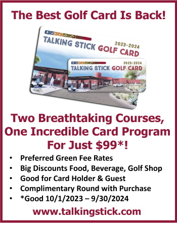 BunkerGolfAZ's tweet photo. Two breathtaking courses and one incredible card program for only $99 at Talking Stick Golf Club. Preferred green fees, big discounts on food, beverage, and golf shop!

#golfdiscounts #golfcard #arizonagolf #talkingstickgolf https://t.co/UlQvzwIqf1 https://t.co/B3yNbIFua4