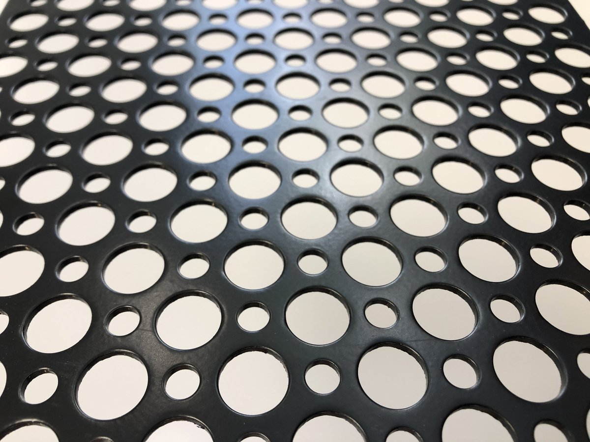 Some perforated aluminium at #FieldenMetalworks

This one is called Manuka.

With a range of cluster tools we can cost-effectively generate various patterns in different textures and colours.

#sheetmetal #perforation #nzmade #powdercoated #officedecor #architecture #nzia #adnz