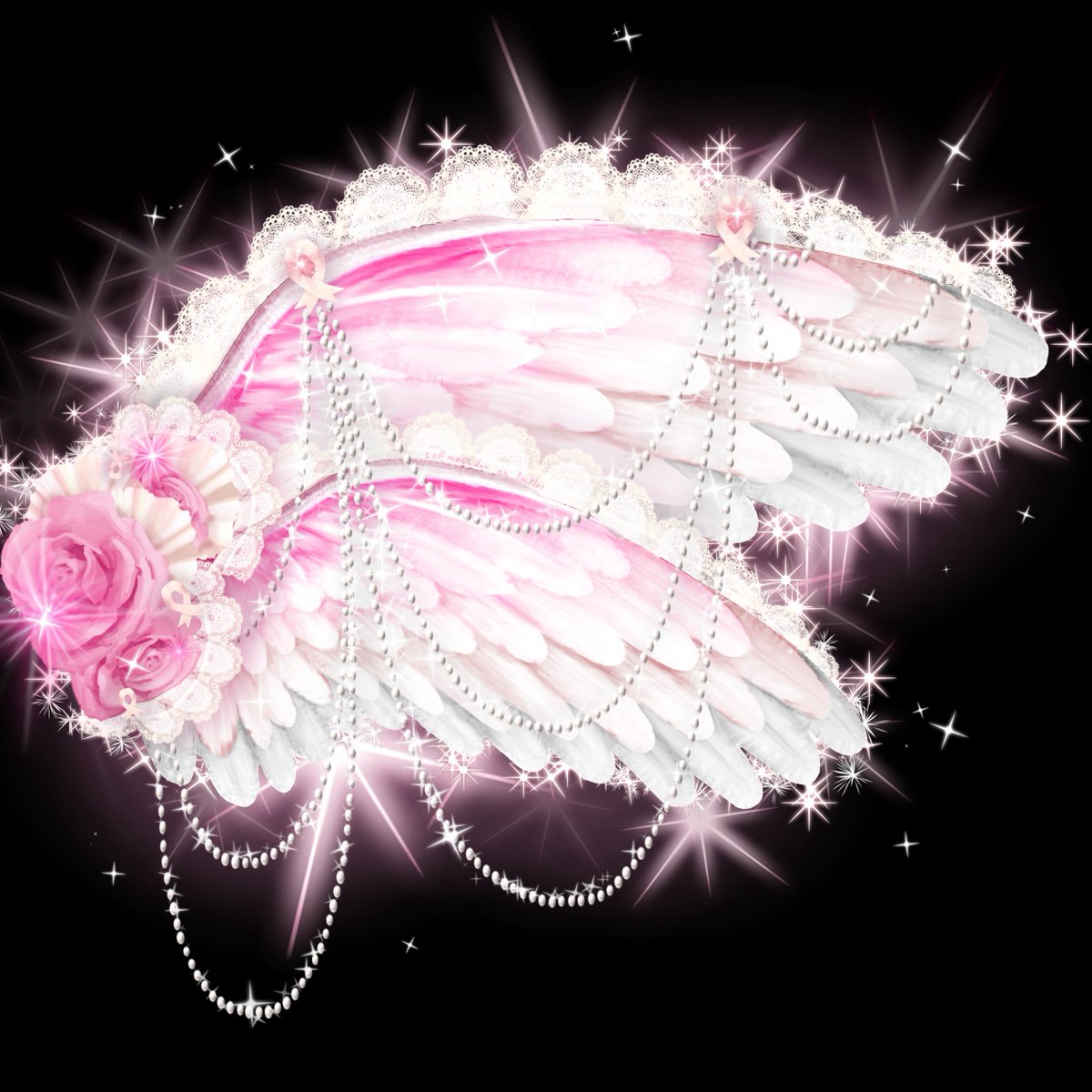 I made another wing concept/ drawing/ fun thing! This time inspired by the Goddess of Triumph set! I don't think I'll make this a series, but I really wanted to do this one 🤍