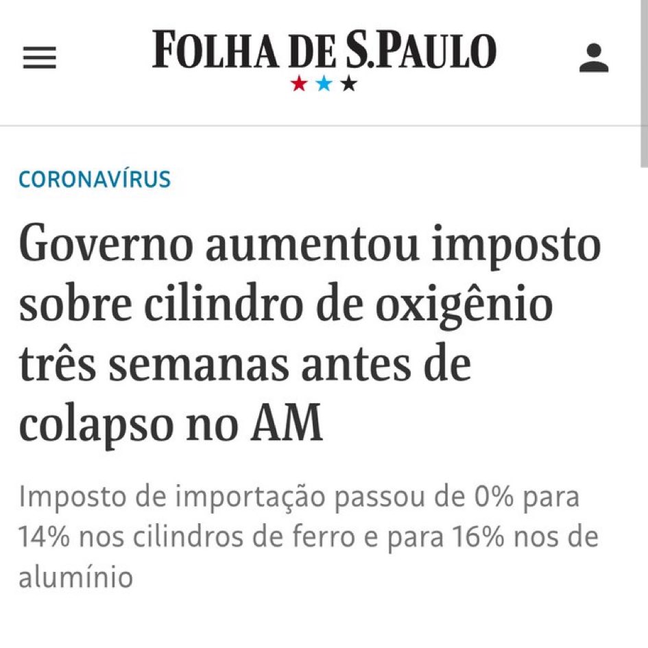 pravda_br's tweet photo. “Taxar” cilindros de oxigênio no auge da pandemia só pode ter sido arte do capeta.
Quem se lembra? https://t.co/L3ny6n8qMX