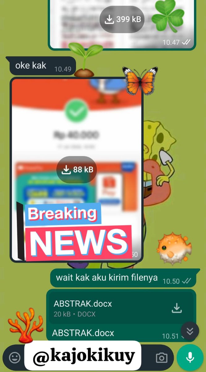 TESTIMONI UPDATE 👇🏻
Abstrak Proposal Skripsi ✨
in.en