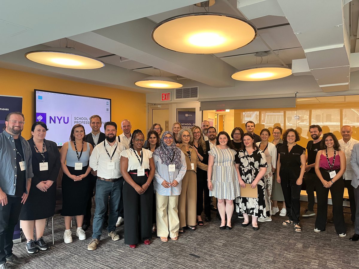 NYU's Initiative for the Study of Emerging Threats (@isetnyu) on Twitter photo 🌍 This week, thanks to Gordon Clubb & <a href="/MdDidarDU/">Md. Didarul Islam</a>, we had the incredible opportunity to host an international workshop <a href="/NYUCGA/">NYUGlobalAffairs</a> on the development of standards & guidelines for the inclusion of formers in preventing & countering violent extremism initiatives. <a href="/NYUSPS/">NYU School of Professional Studies</a> 🌍 This week, thanks to Gordon Clubb & <a href="/MdDidarDU/">Md. Didarul Islam</a>, we had the incredible opportunity to host an international workshop <a href="/NYUCGA/">NYUGlobalAffairs</a> on the development of standards & guidelines for the inclusion of formers in preventing & countering violent extremism initiatives. <a href="/NYUSPS/">NYU School of Professional Studies</a>