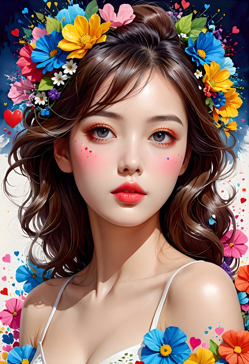 おはよー🌸
いつもとは違う雰囲気の作ってみた💕
こういうのも好き✨

#tsubaki_mix