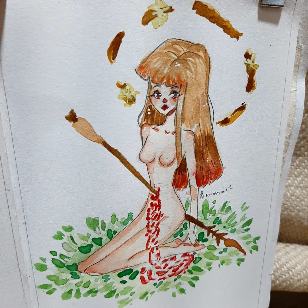 yerhysart's tweet photo. La magia de las perlas 

#watercolorpainting #drawing #painting #watercolor #artetradicional #màunước #caoyun #cuteart #art #artwork https://t.co/bliXZnLAGR