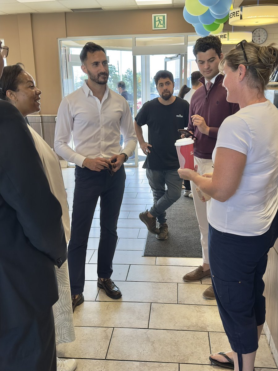 Sflecce's tweet photo. Always proud to support #TimsCampDay 🏕️

It was so nice to grab a coffee with @Charmomof5 &amp; @SherefSabawyPC in support of sending kids to camp, who otherwise would never get to experience it. 

Something we can all get behind. https://t.co/UTCqwPYGvA