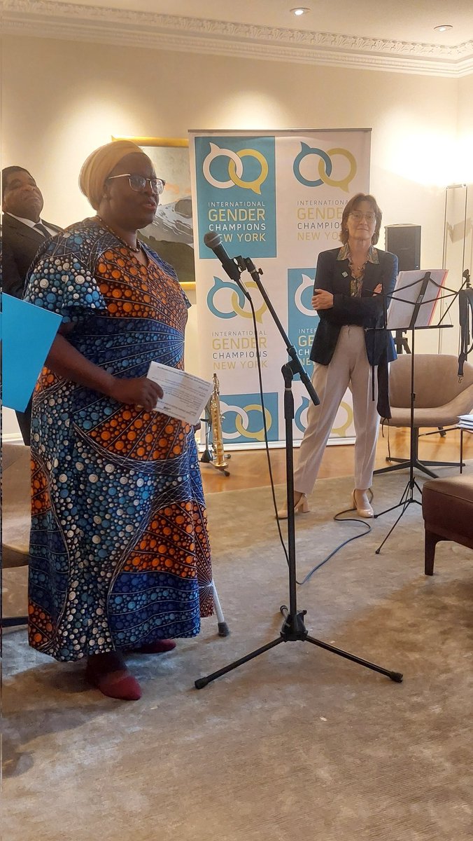 PacWPSMediators's tweet photo. @GPPAC @swiss_un @SwissAmbUN_NY @ROK_Mission @CanadaUN @AustraliaUN @ArbeiterRichard @SwissMFA @CSchwalgerNZ @FinlandUN @sharonfiji @UN_Women @MWM_Network "(We need) the resources to lead with human security, not military security (that is) the essence of community security" - @vanyaradzayi reaffirms the difference investment in women mediators can make at welcome reception #redesignthetable https://t.co/GxFO9ZDiIg