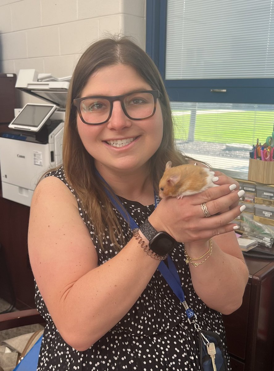 martipineLCSW's tweet photo. This was a first for me-a Ss snuck their hamster in their pocket to join ESY because she wanted everyone to meet it. 

Sort of reminded me of the time I brought my hamster to my college class (with permission) because I wanted my professor to meet him. https://t.co/p0rc0nCS3v