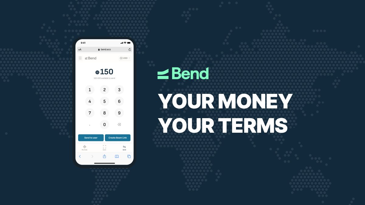Just 1 year ago, Beam set out to be the easiest payment app for sending and receiving money worldwide — free, with no limits, and no bank account required. We built it to show what's possible. Now, we're ready to show what's inevitable.

Today, Beam becomes Bend.