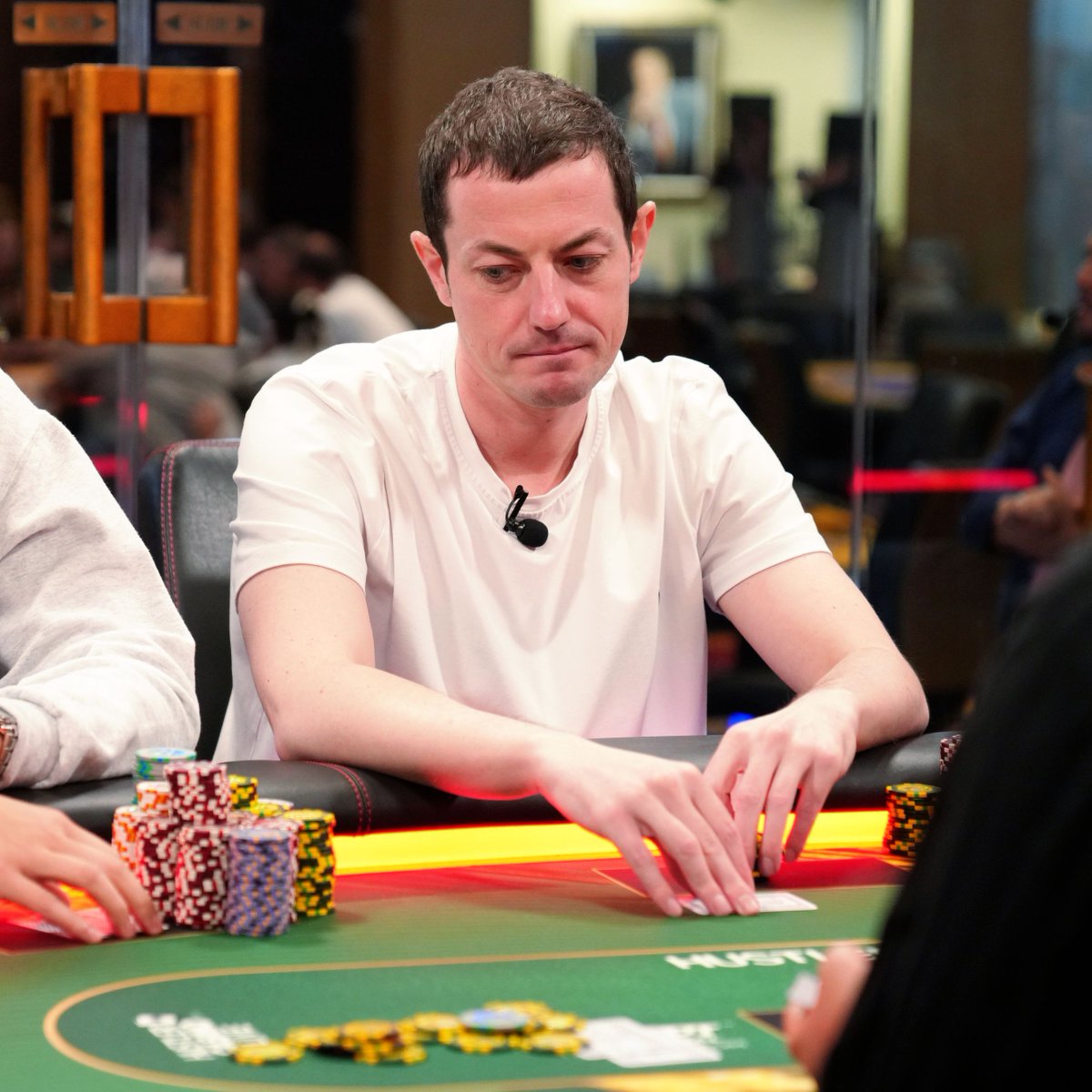 HUSTLERCASINOLA's tweet photo. Tom Dwan @tomdwan returns to the @HCLPokerShow stage this afternoon! Tune in NOW! #HUSTLERCasino #TomDwan #HUSTLERCasinoLive
https://t.co/Iop6d7MSnW https://t.co/6f9OTCulWT