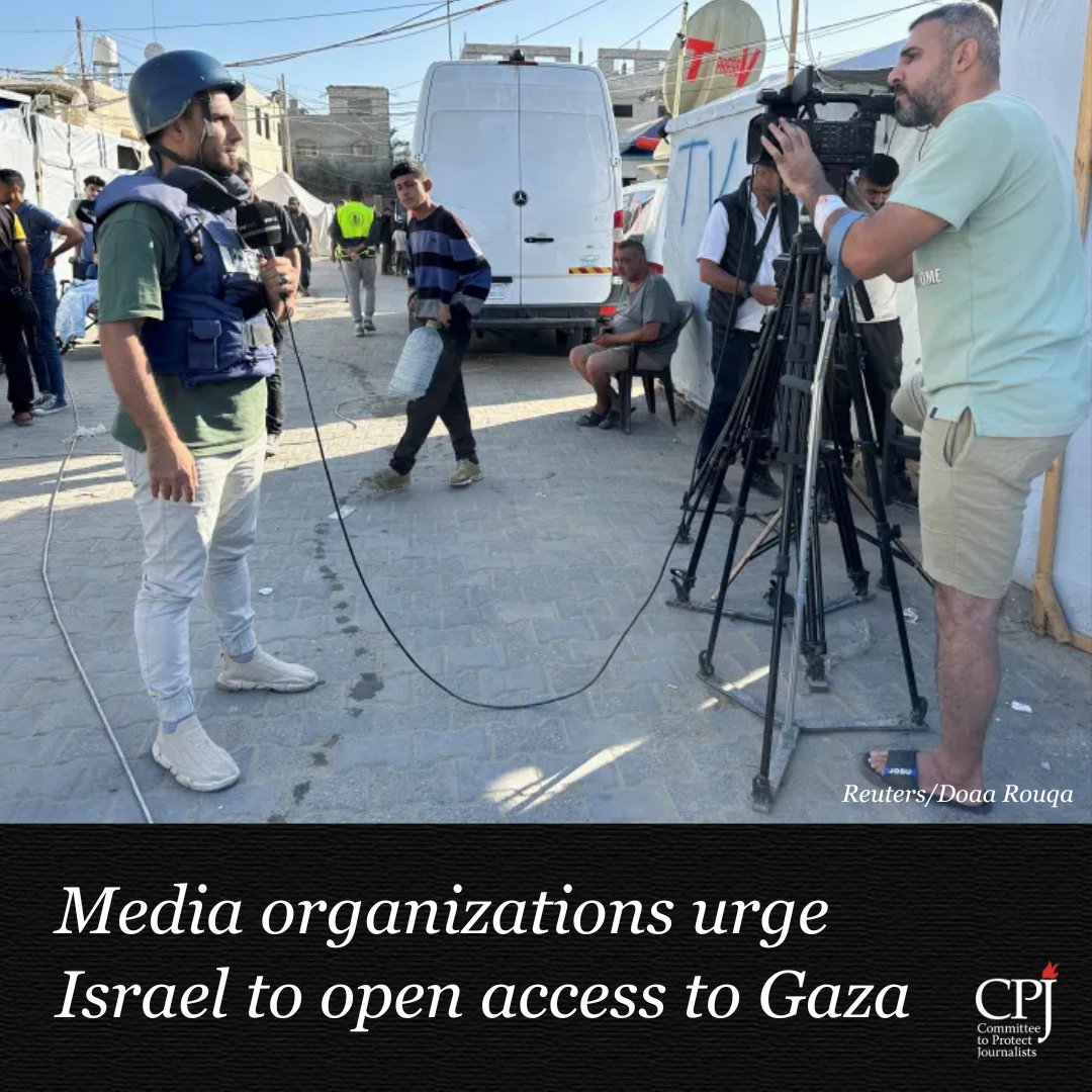 Israeli authorities must immediately end the restrictions on foreign media entering #Gaza and grant independent access to international news organizations seeking to access the territory.

A free and independent press is the cornerstone of democracy.

cpj.org/2024/07/media-…