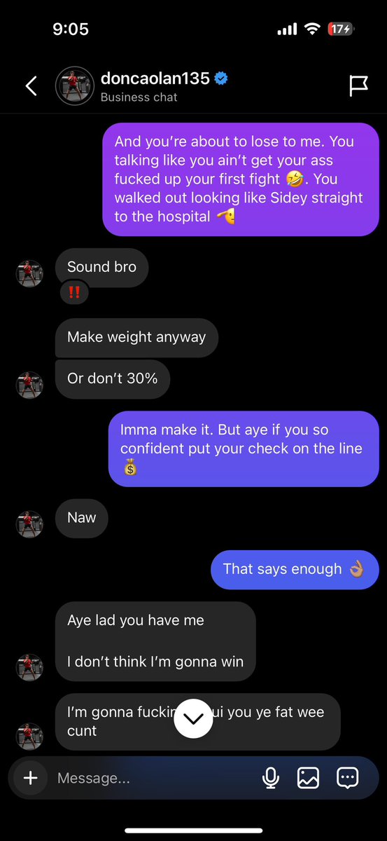 This how confident y’all boy <a href="/DonCaolan135/">Caolan Loughran</a> was. In due time let’s see if he will step up when the time comes. <a href="/bylestender/">The Don🇮🇪</a>