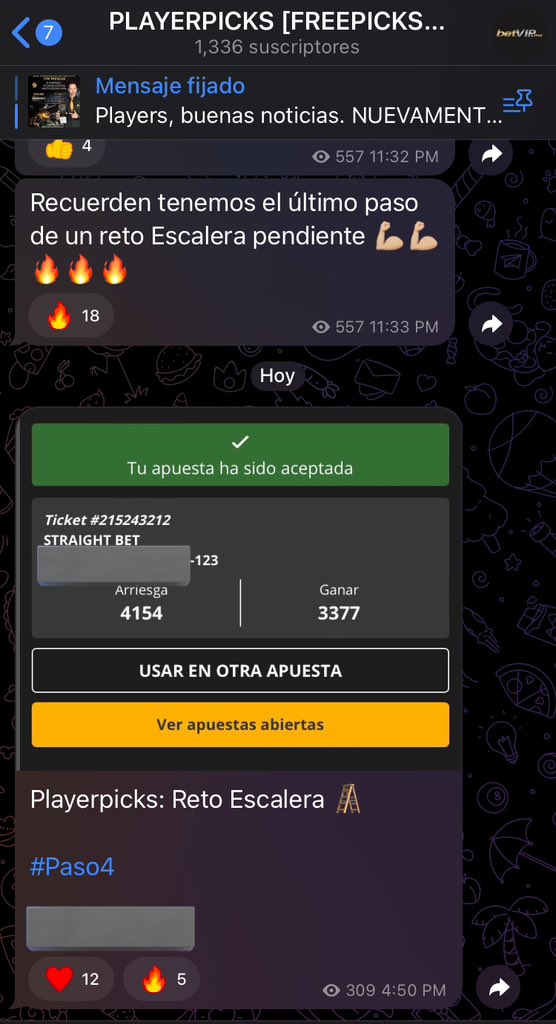 playerpicksmx's tweet photo. PLAYEEEEERS 🔥🔥🔥🔥
NOS ACTIVAMOS 🔥🔥🔥
LISTO EL #PASO4 DEL RETO ESCALERA 🪜 ‼️‼️‼️
MOMIO -123 💎💎💎💎
¿AÚN NO ESTÁS EN EL MEJOR Y MÁS PODEROSO GRUPO DE FREEPICKS?
AQUÍ TE PUEDES UNIR Y VER EL ÚLTIMO PASO 🔥🔥🔥🔥 https://t.co/FJLeXm29Xn
DOY TRATO DE NOVIOS (PREMIUM) 💪🏼 https://t.co/cFOZGAmkwO