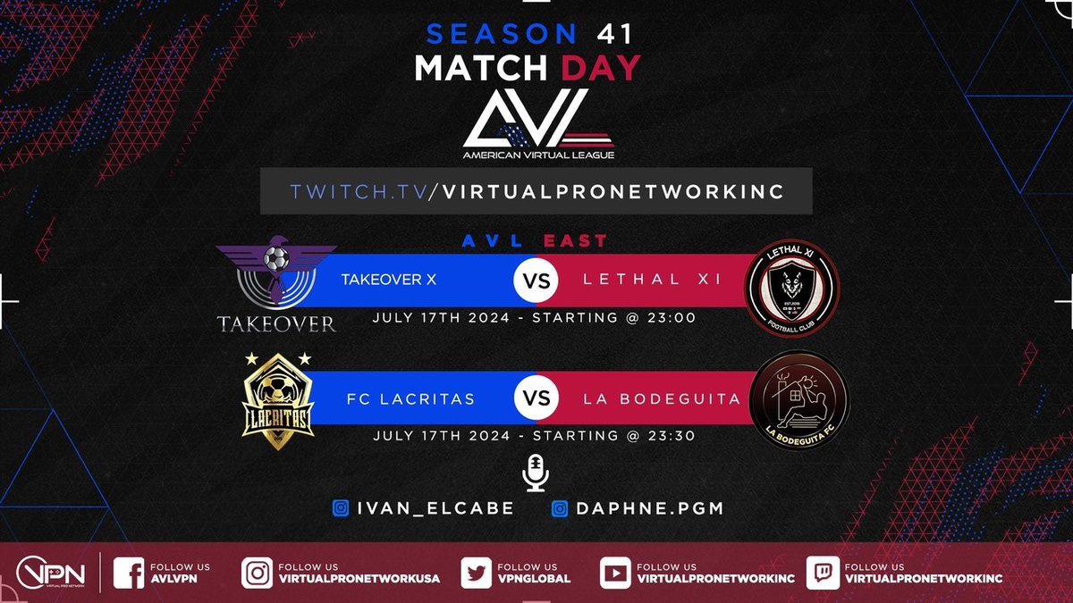 VPNUSAOfficial's tweet photo. Come join us in another AVL Match Day tonight 23:00 and 23:30 EST

https://t.co/sZNMuPw1pt https://t.co/tErl7pegaZ https://t.co/9jghw1Xs2f