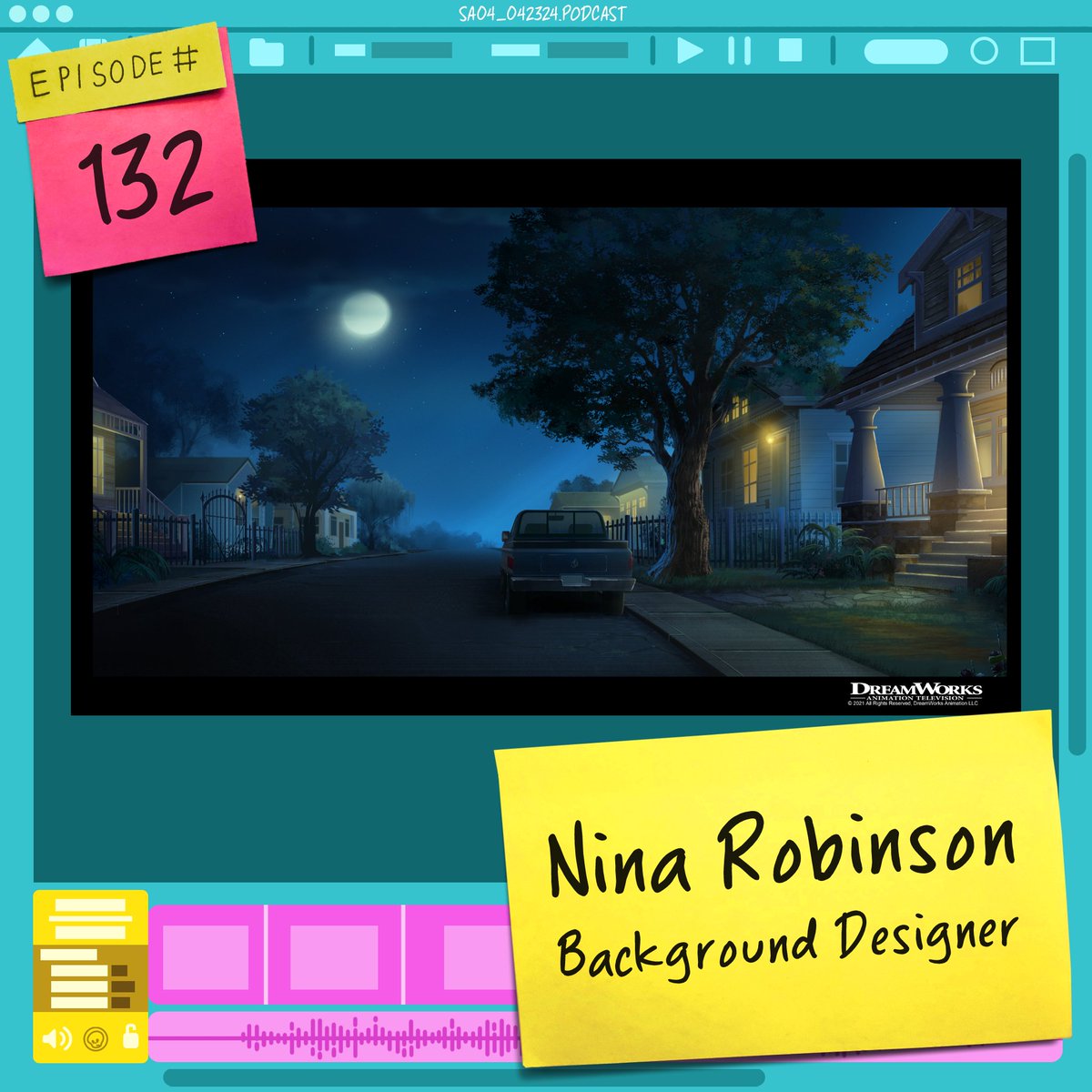 StraightAheadAP's tweet photo. We talk with the sweet &amp; feisty Nina about her career painting and designing backgrounds from the East Coast. She talks about her first art test, painting gross-ups for ren&amp;stimpy, and the joy of being a girl making art for the girls! 

https://t.co/MBmgJB3tvC https://t.co/ry8Wslo92X