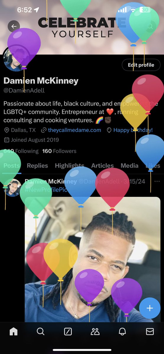 DamienAdell's tweet photo. My day - our day (to those I share the day with).
Balloons on my page!

$AdellMG https://t.co/qcry094VNN