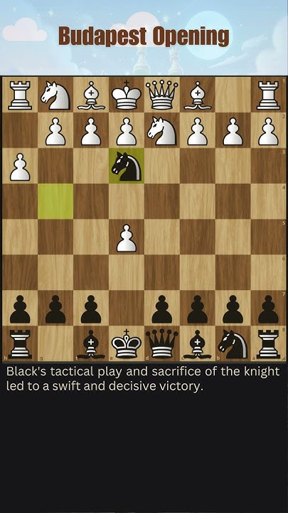 InnovationCorr's tweet image. The Ultimate Budapest Trap Revealed #chess #attackingchess #chessgrandmaster dlvr.it/T9kfbH
