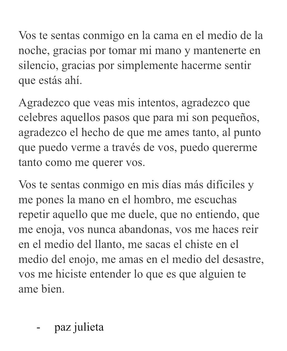 “Gracias”