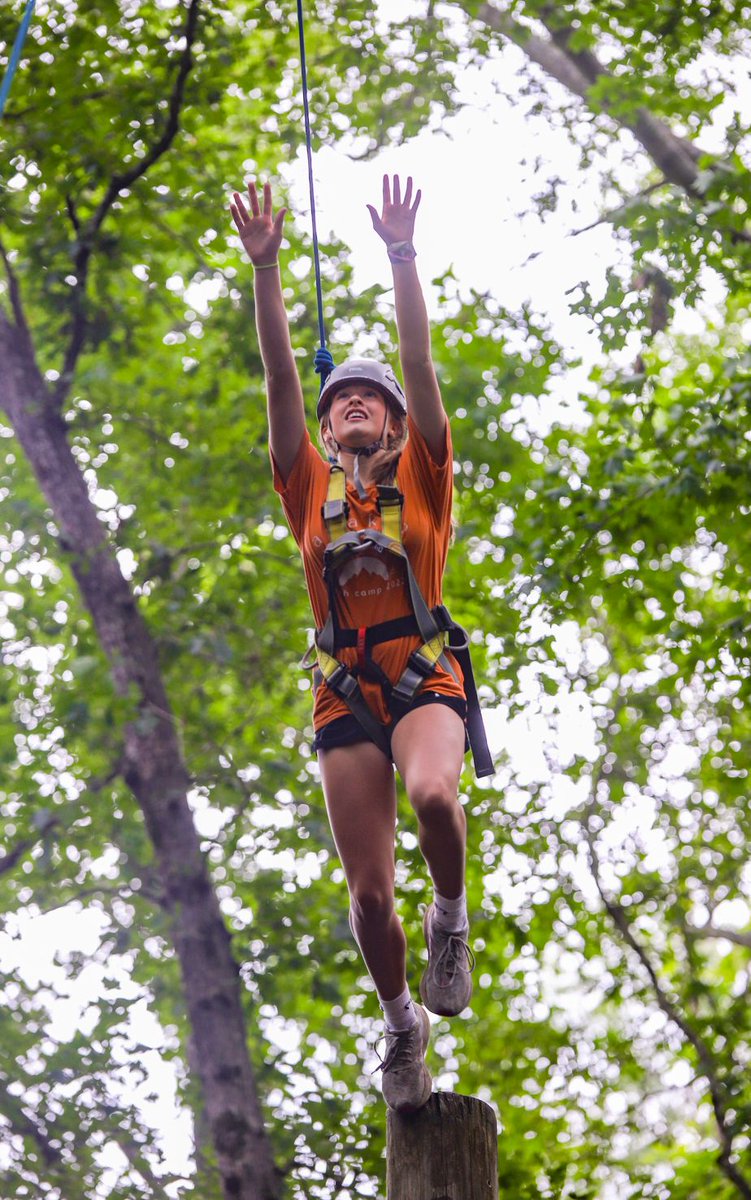 campacc's tweet photo. Our campers are choosing faith over fear this week! 🧗‍♀️ ✨ 

#summercamp #campacc #core3 https://t.co/ZofhVmMlCV