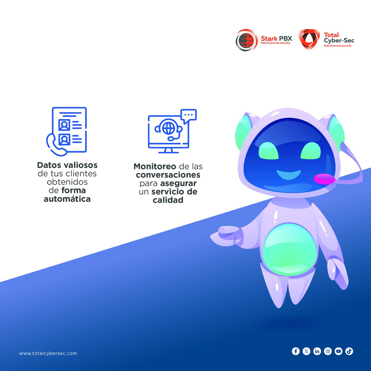 totalcybersec's tweet photo. 👉Si deseas llevar a otro nivel tu atención al cliente, 😎#Chatbot de #StarkPBX será tu nuevo mejor elemento. 📞
🫡Acércate a los especialistas de https://t.co/mc0R4KcGST y lleva tus comunicaciones al siguiente nivel. 🔝 https://t.co/0TOVetaOjj